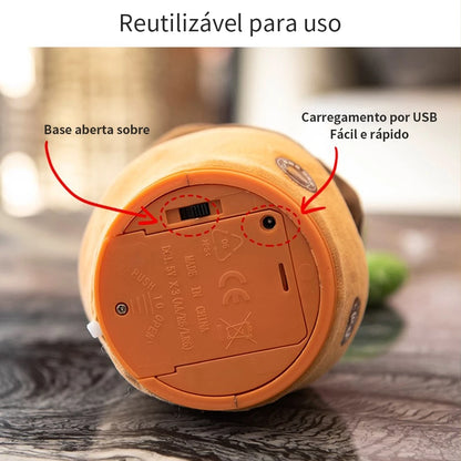 Cacto dançante e falante interativo