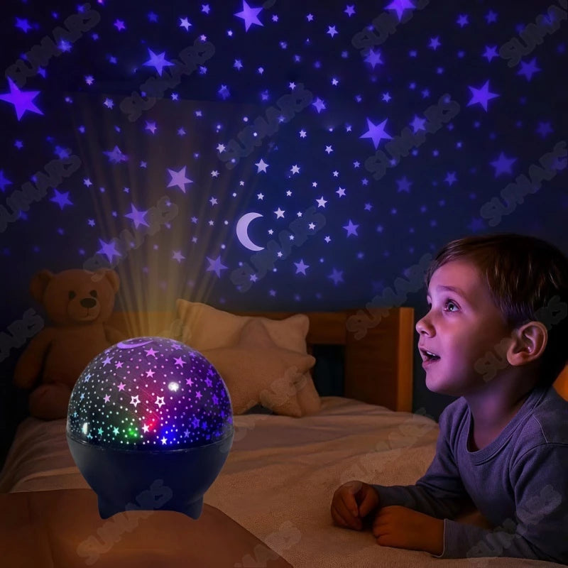 Luminária Projetor de Estrelas Galaxy USB