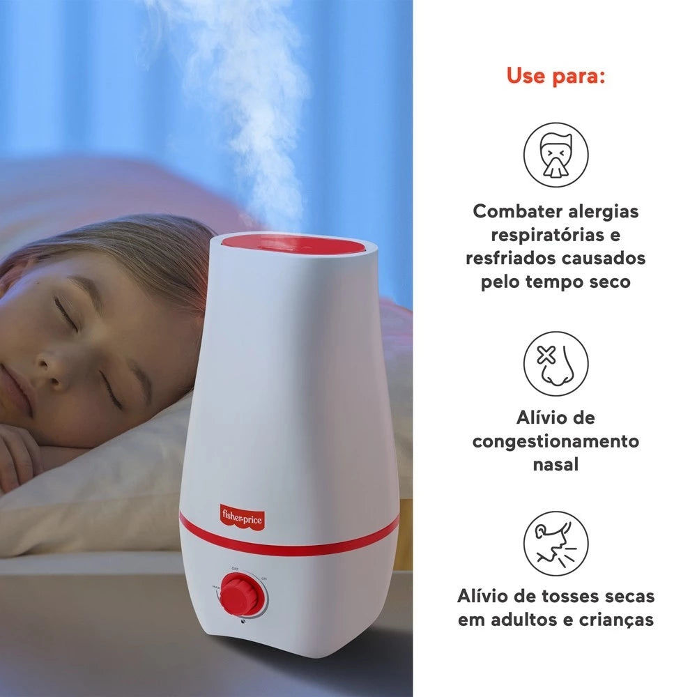 Umidificador de Ar Ultrassônico Fisher Price